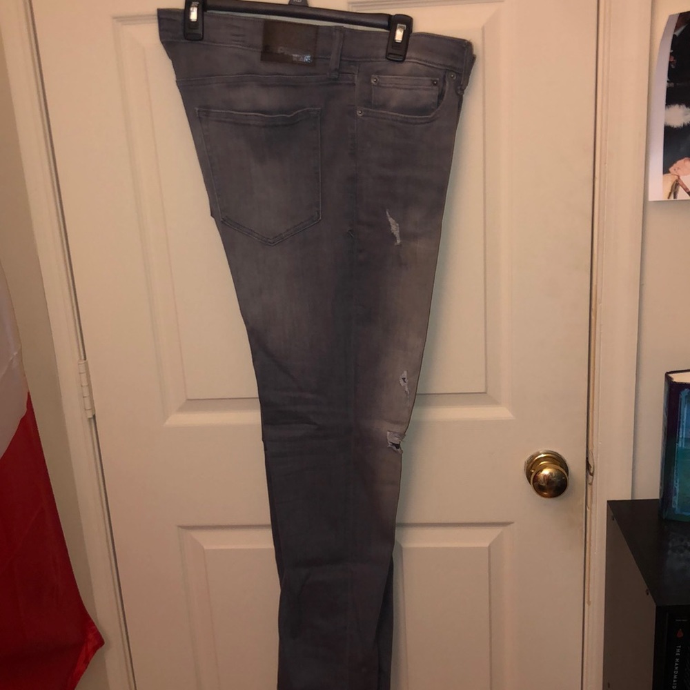 Gray Pants, stretchy